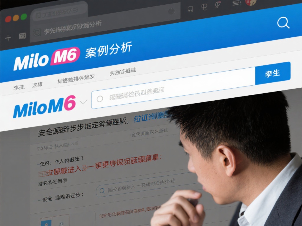 案例分析：
李先生打算访问米乐M6，但就在搜索关