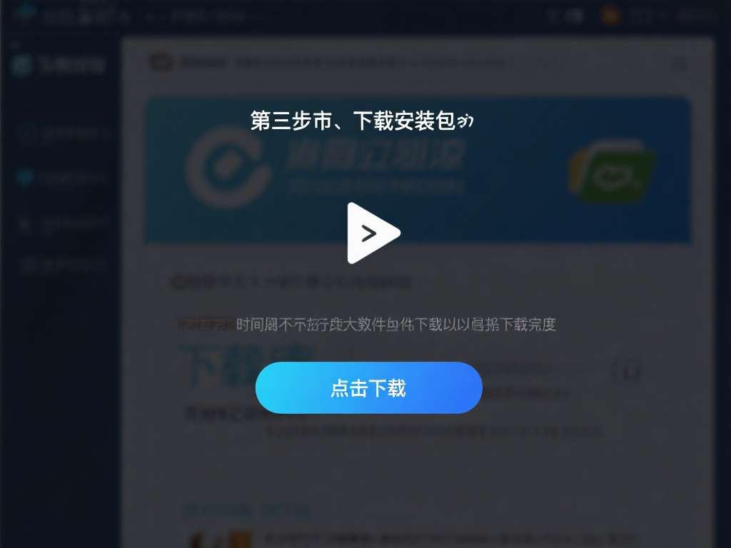 第三步：下载安装包
点击下载按钮后，耐心等待安装