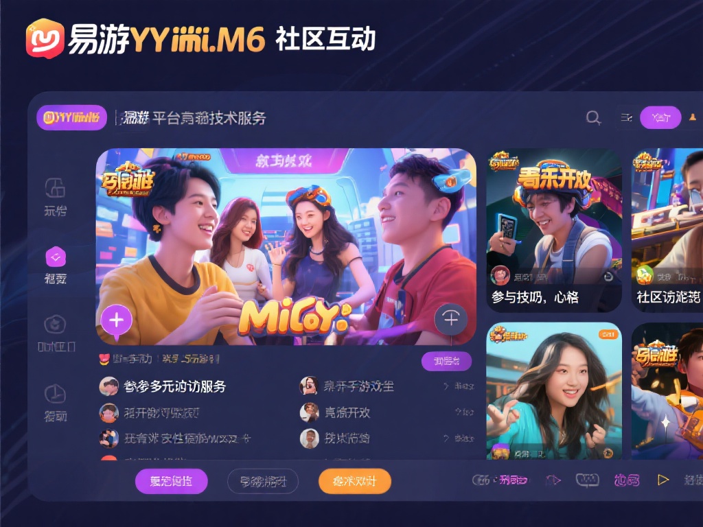 易游YY米乐M6游戏平台:畅享出彩娱乐新体验 尤其值得一提的是,该平台还配备了社区互动功能,无论